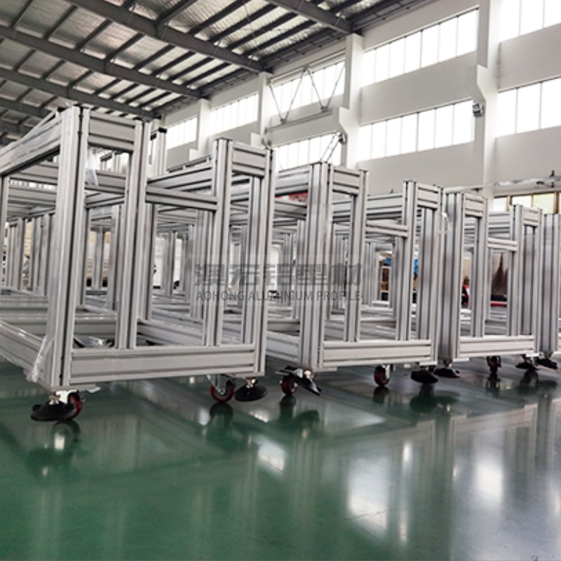 2 工業鋁型材連接地腳板